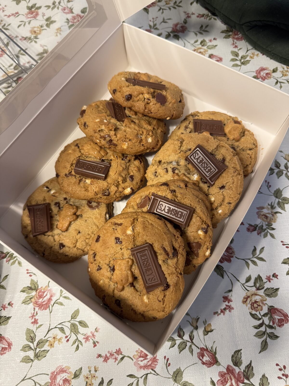 a box of s'mores cookies